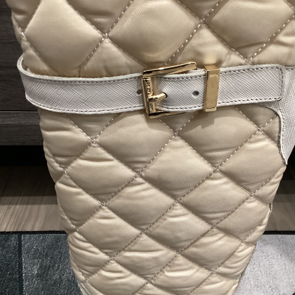 NWOT Michael Kors Fulton Quilted Rubber Rainboots Faux-fur (in box) - Picture 4 of 16